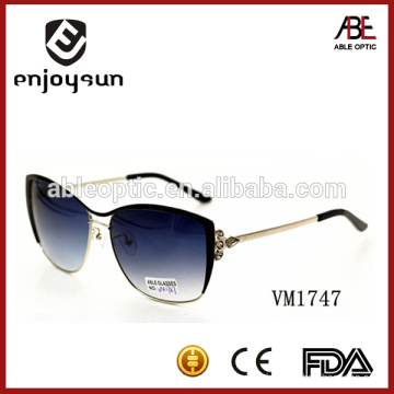 beautiful design lady purple color metal sunglasses wholesale Alibaba